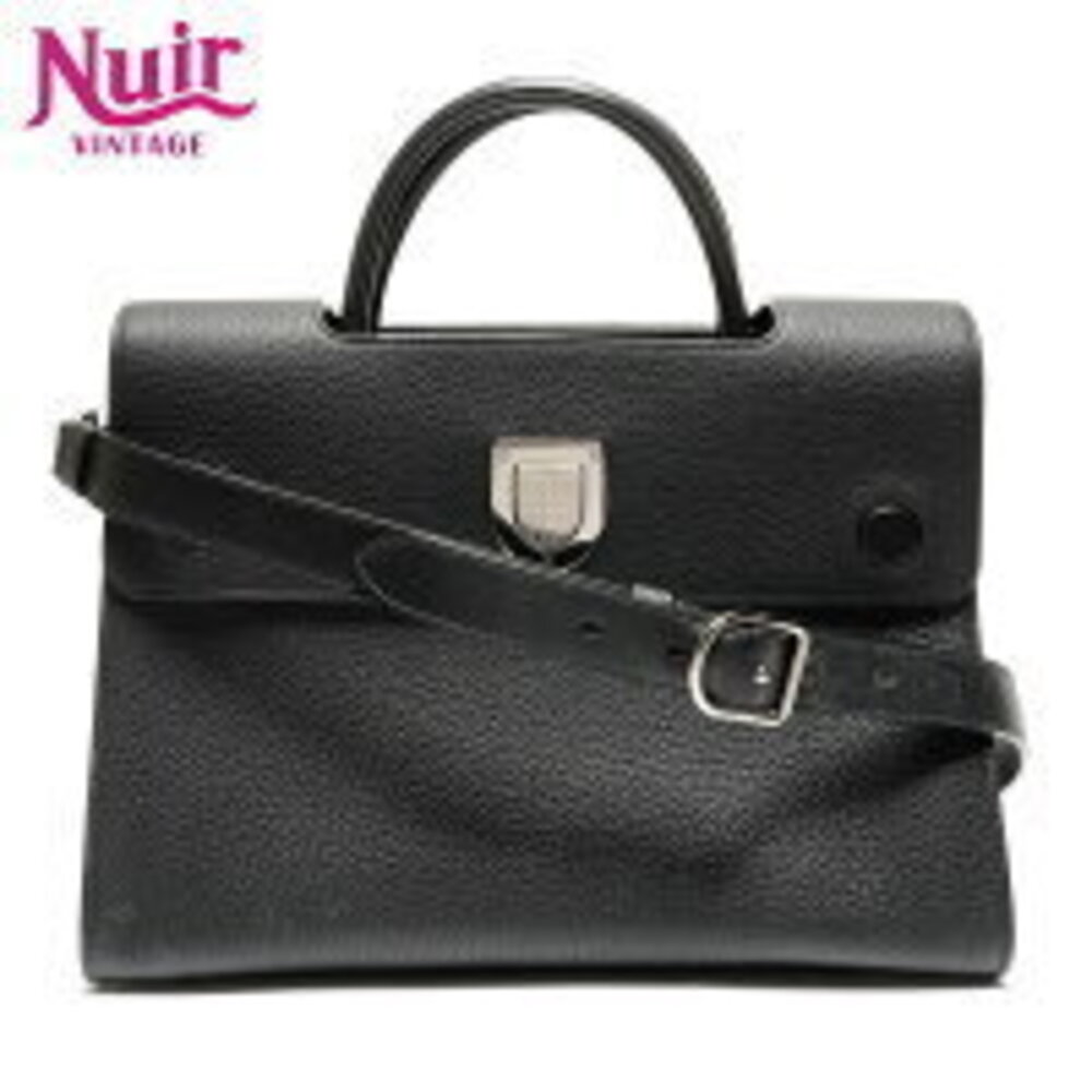 Christian Dior DiorEver Leather Handbag Black - Picture 1 of 13